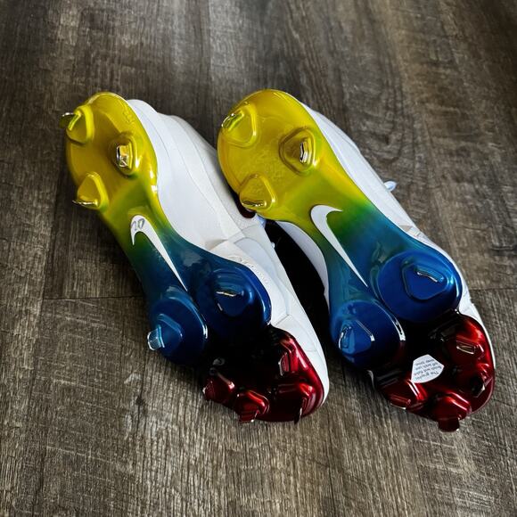 Nike Force Zoom Trout 9 Pro Metal Baseball Cleats Rainbow FB2907-106 Size 7 - Picture 5 of 5